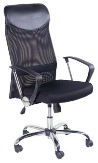 Manager Chair w/Arm Rest (Torin) - Black-2