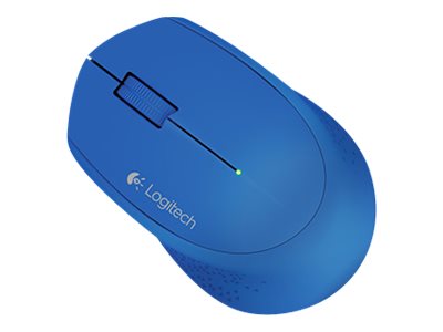 Logitech M280 - Ratón - diestro - óptico - 3 botones - inalámbrico - 2.4 GHz - receptor inalámbrico USB - azul-1