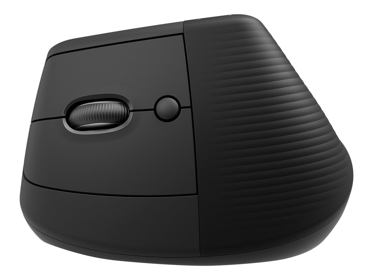 Logitech Lift Left Vertical Ergonomic Mouse - Ratón vertical - ergonómico - zurdo - 6 botones - inalámbrico - 2.4 GHz, Bluetooth - receptor de USB Logitech Logi Bolt - grafito-8