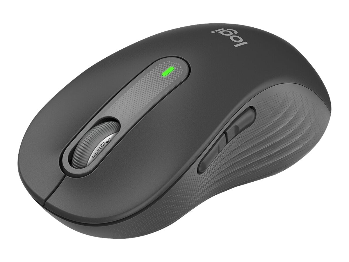 Logitech Signature M650 L - Ratón - tamaño completo - diestro - inalámbrico - 2.4 GHz, Bluetooth - receptor de USB Logitech Logi Bolt - grafito-4