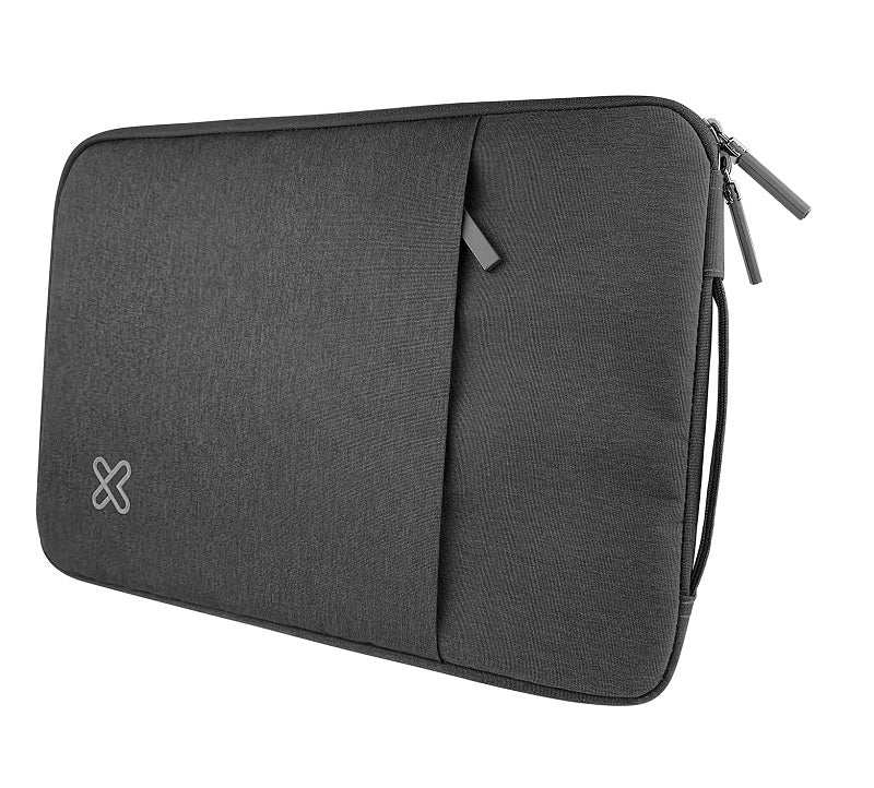 Klip Xtreme - Notebook sleeve - 15.6" - Polyester - Gray - with Pocket-1