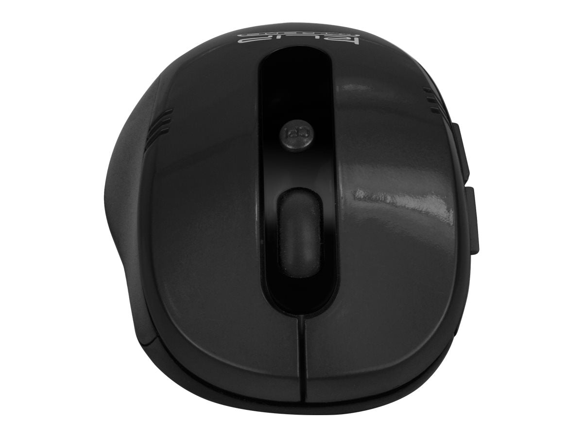 Klip Xtreme KMW-330 Vector - Ratón - ergonómico - óptico - 6 botones - inalámbrico - 2.4 GHz - receptor inalámbrico USB - negro-1