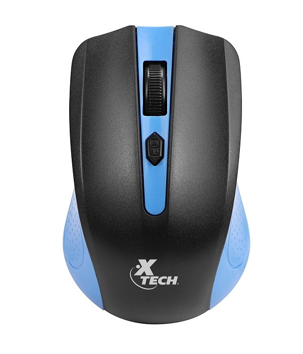 Xtech - Mouse - 2.4 GHz - Wireless - Blue - 1600 dpi XTM-310BL-3