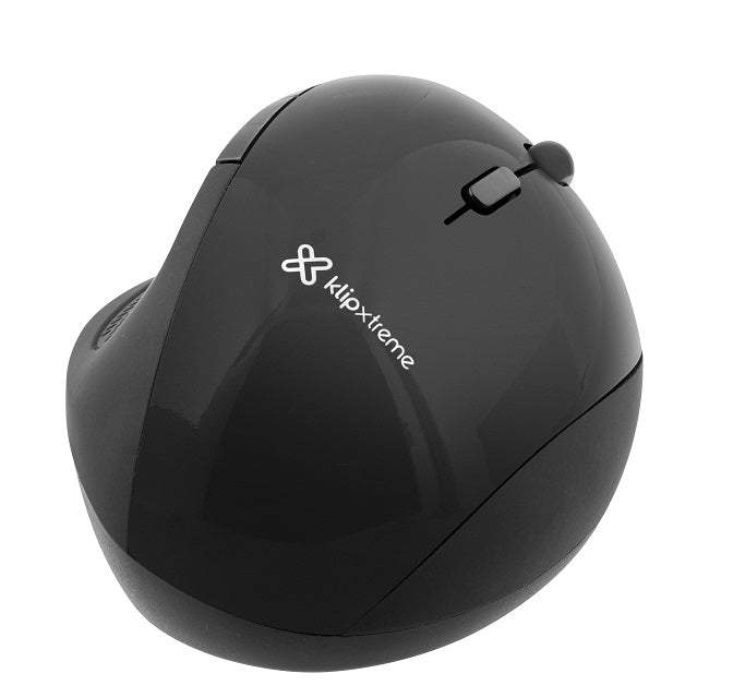 Klip Xtreme - Mouse - 2.4 GHz - Wireless - Black - Ergonomic-3