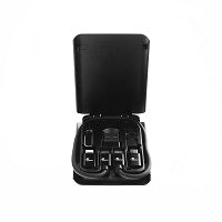 Xtech - USB type C Cable Kit - 24 pin USB-C - USB type C w adpt USB A - Micro USB - Lightning - 29 cm - Black - XTC-570-1