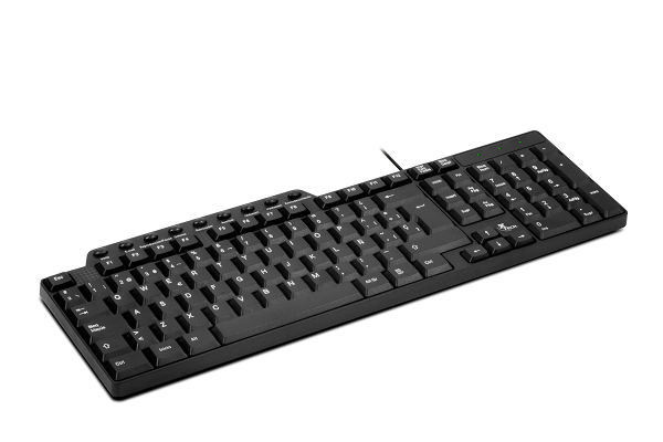 Xtech - Keyboard - Wired - Spanish - USB - Black - XTK-160S-4