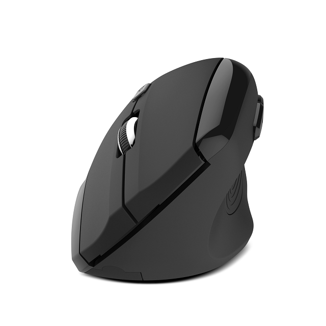 Klip Xtreme EverRest - Ratón vertical - ergonómico - diestro - óptico - 6 botones - inalámbrico - 2.4 GHz - receptor inalámbrico USB-8