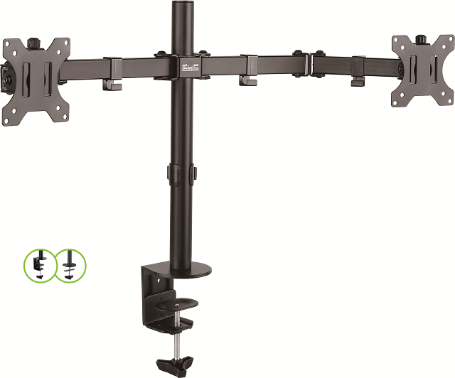 Klip Xtreme - Monitor mounting kit - Double 13"-32"-2