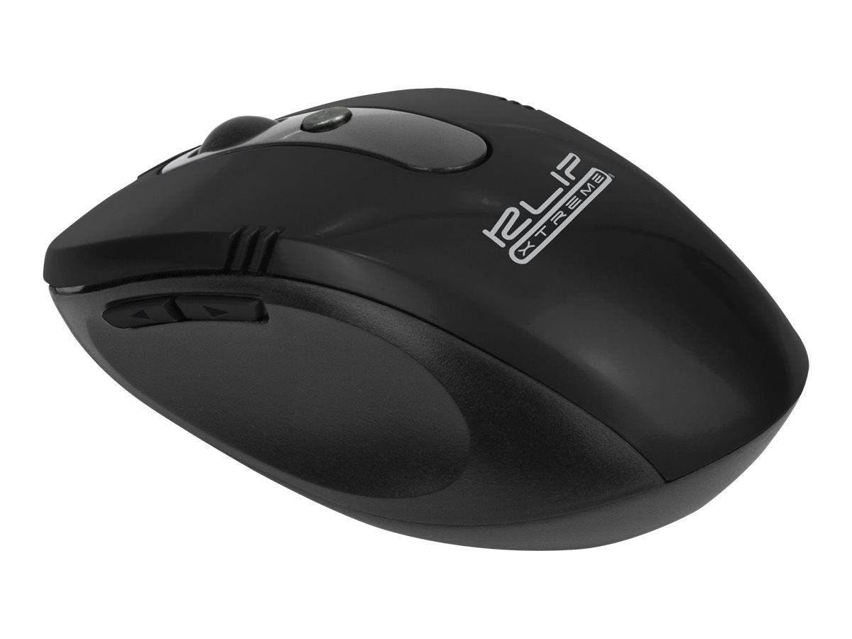 Klip Xtreme KMW-330 Vector - Ratón - ergonómico - óptico - 6 botones - inalámbrico - 2.4 GHz - receptor inalámbrico USB - negro-2