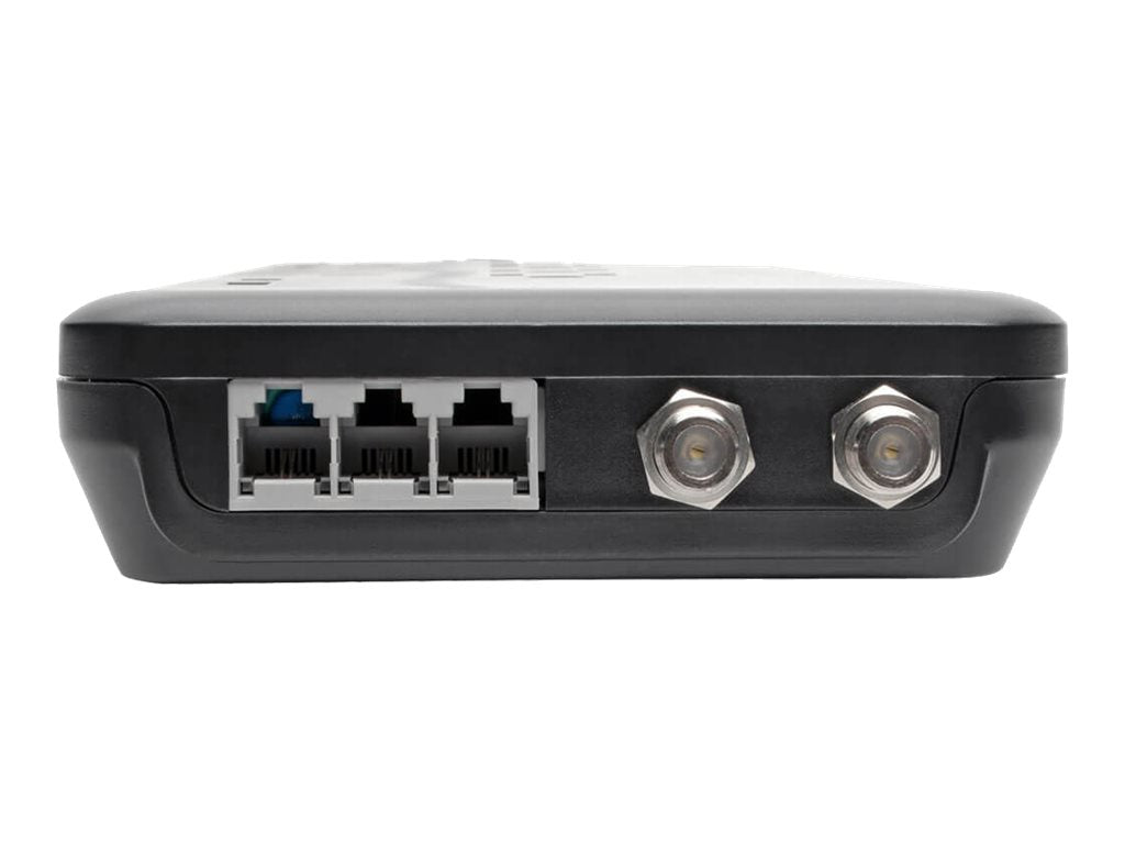 Eaton Tripp Lite Series 12-Outlet Surge Protector Power Strip 8 ft. Cord, 4320 Joules, Tel/Modem/Coax Protection, 2 USB Ports, Black - Protector contra sobretensiones - 15 A - CA 120 V - 1800 vatios - conectores de salida: 14 - 2.44 m cable - gris oscuro
