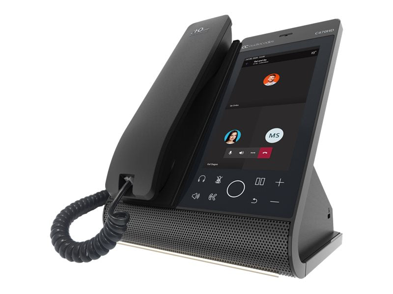 AudioCodes C470HD - Teléfono VoIP - con interfaz de Bluetooth con ID de llamadas - RTCP, RTP, SRTP