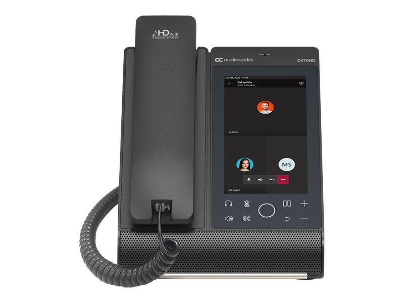 AudioCodes C470HD - Teléfono VoIP - con interfaz de Bluetooth con ID de llamadas - RTCP, RTP, SRTP-5