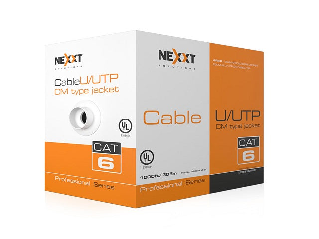 Nexxt Professional Cat6 UTP Cable 4P 24AWG CM 305m GR-3