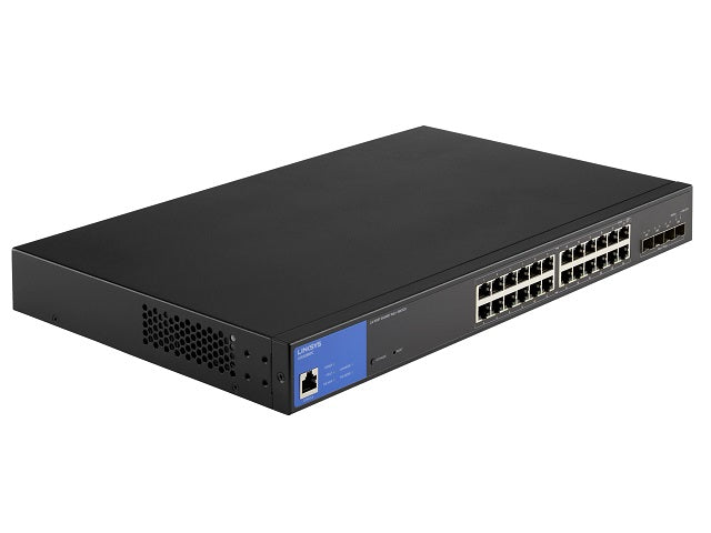Linksys - Switch - Gigabit PoE - 24 - Desktop-2