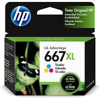 HP - 667XL - Ink cartridge - Tricolor - 3YM80AL-3