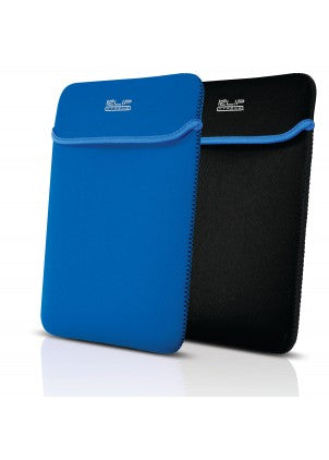 Klip Xtreme - Notebook sleeve - 15.6 in - Black blue - neoprene reversable-1