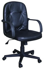 Executive Chair w/Arm Rest (Black)-1