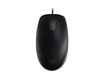 Logitech - Mouse - Wired - Black - M110 Silent-3