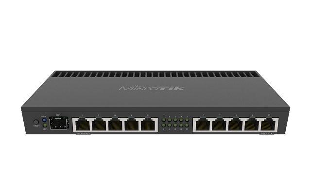 MikroTik RB4011iGS+RM - Router 10GbE-10