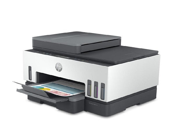 HP Smart Tank 750 All-in-One - Impresora multifunción - color - chorro de tinta - rellenable - Letter A (216 x 279 mm)/A4 (210 x 297 mm) (original) - A4/Legal (material) - hasta 13 ppm (copiando) - hasta 15 ppm (impresión) - 250 hojas - USB 2.0, LAN, Wi-F-11