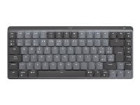 Logitech Master Series MX Mechanical Mini - Teclado - retroiluminación - inalámbrico - Bluetooth LE - QWERTY - español - interruptor: táctil silencioso - grafito-16