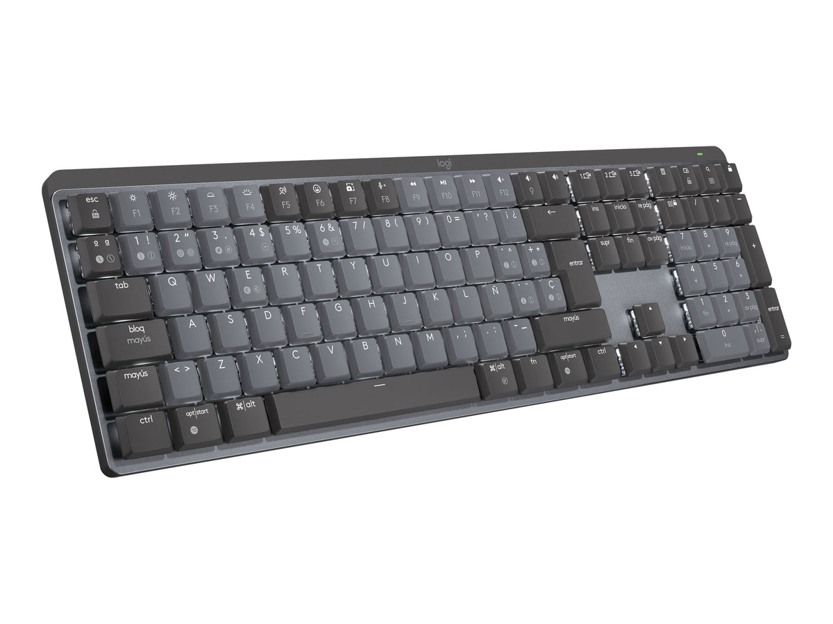 Logitech Master Series MX Mechanical - Teclado - retroiluminación - inalámbrico - Bluetooth LE - QWERTY - español - interruptor: táctil silencioso - grafito-12