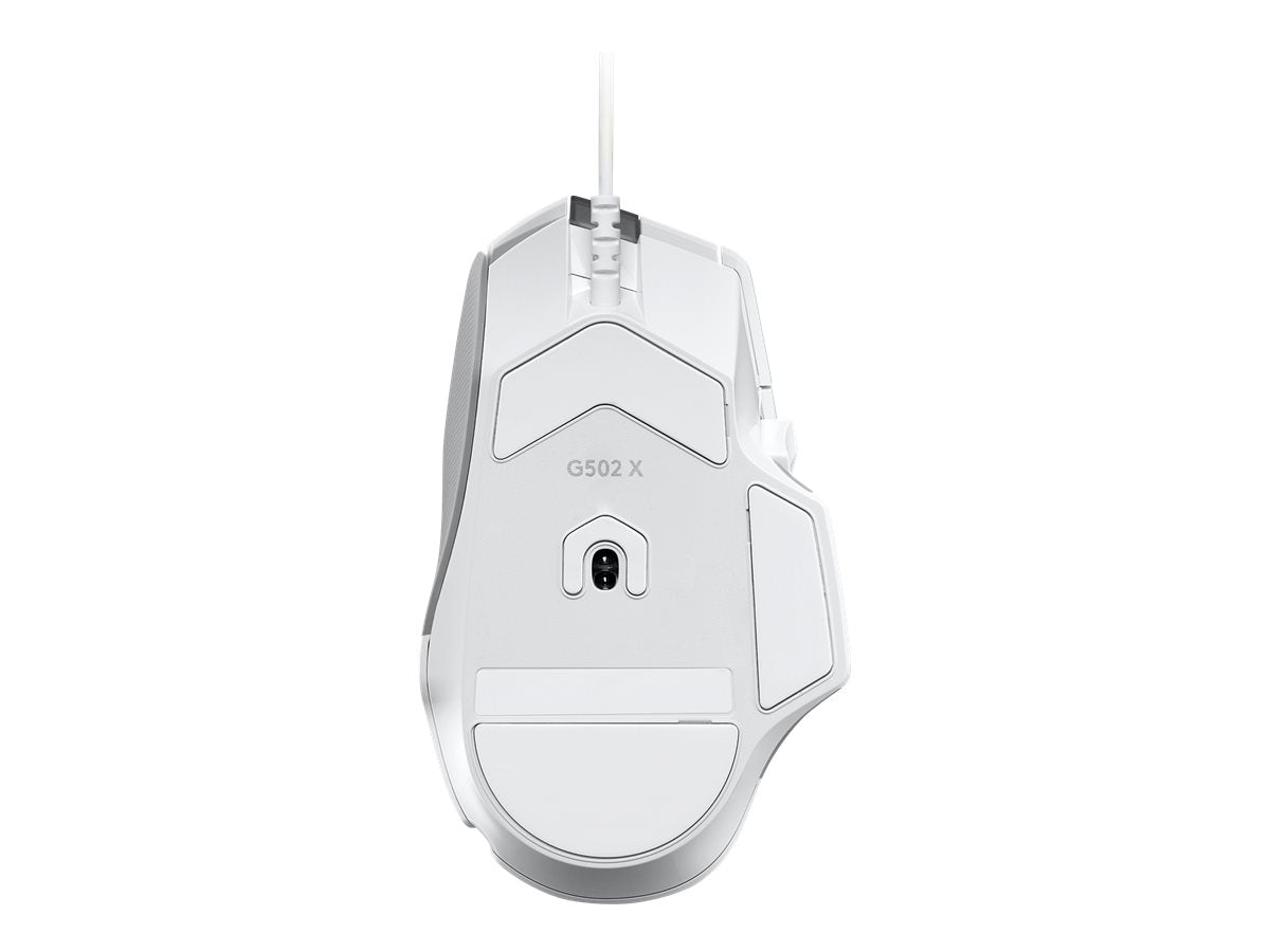 Logitech G502 X Wired Gaming Mouse - LIGHTFORCE hybrid optical-mechanical primary switches, HERO 25K gaming sensor, compatible with PC - macOS/Windows - White - Ratón - óptico - cableado - USB - blanco-13
