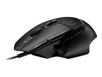 Logitech G502 X Wired Gaming Mouse - LIGHTFORCE hybrid optical-mechanical primary switches, HERO 25K gaming sensor, compatible with PC - macOS/Windows - Black - Ratón - óptico - cableado - USB - negro-3