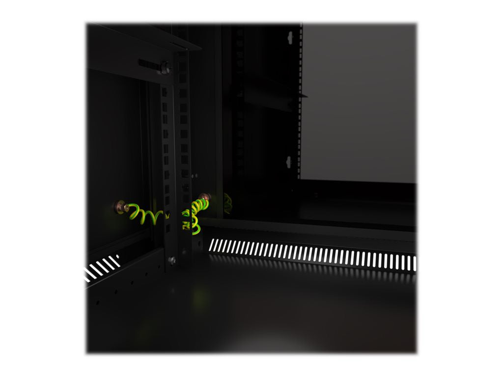 Nexxt Solutions - Rack armario - instalable en pared - RAL 9005, negro barniz - 6U - 19"-18