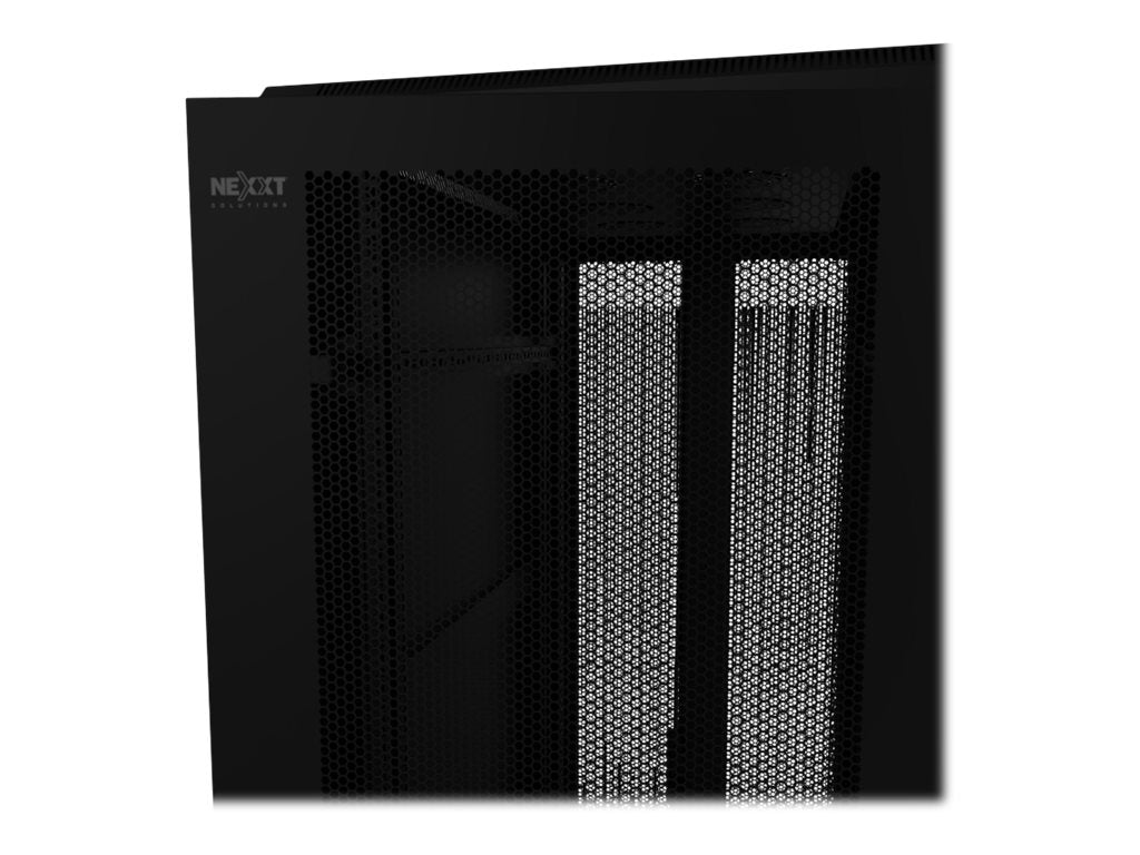 Nexxt Solutions - Rack armario - instalable en el suelo - RAL 9005, negro barniz - 42U - 19"-3