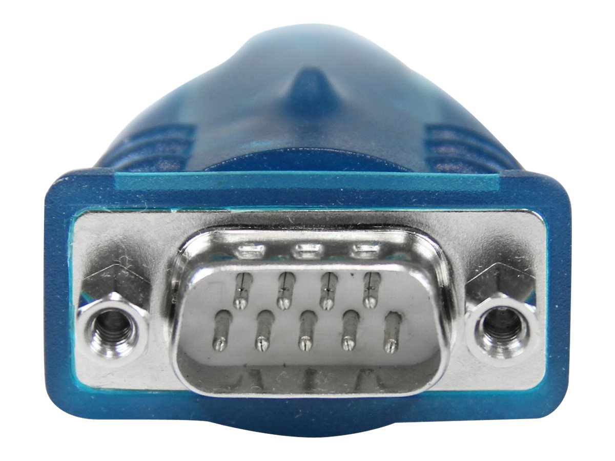 StarTech.com Cable Adaptador USB a Serie RS232 de 1 Puerto Serial DB9 - Macho a Macho - Conversor Compatible con Windows 8 - Adaptador serie - USB 2.0 - RS-232-13