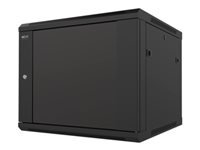 Nexxt Solutions - Rack armario - instalable en pared - RAL 9005, negro barniz - 9U - 19"-8
