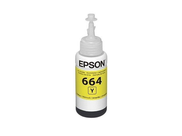 Epson T664 - Paquete de 3 - 70 ml - amarillo, cián, magenta - original - recarga de tinta - para Epson L120, L1300, L310, L380, L395, L495; EcoTank L310, L575-8