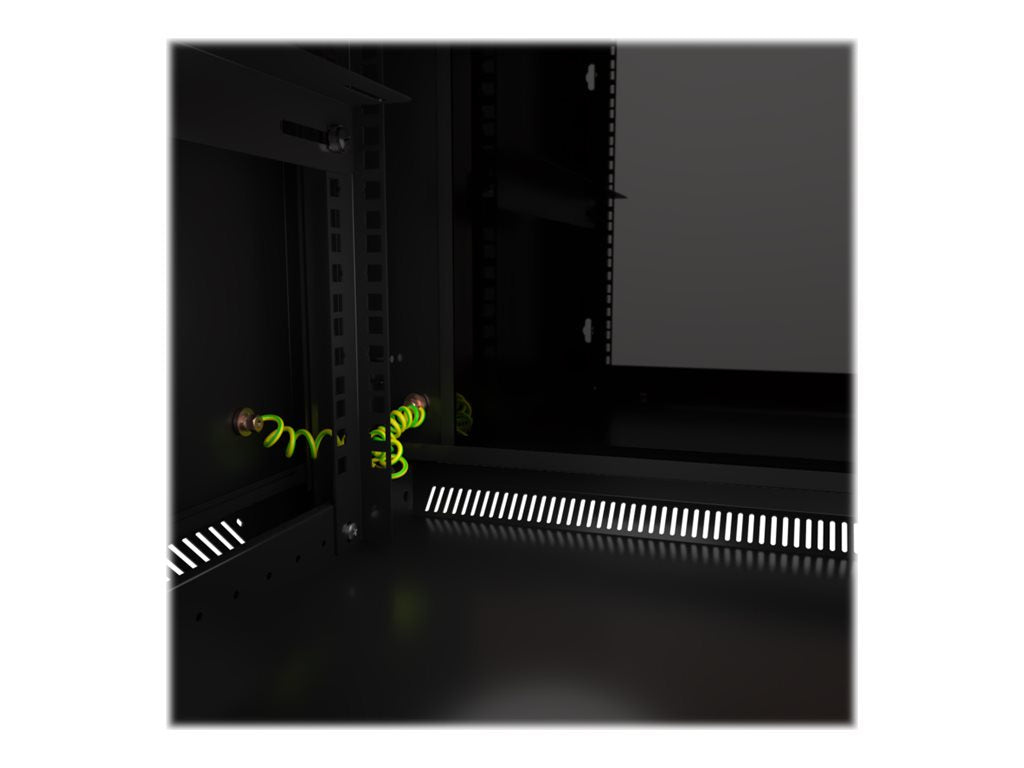 Nexxt Solutions - Rack armario - instalable en pared - RAL 9005, negro barniz - 9U - 19"-9