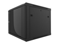 Nexxt Solutions - Rack armario - instalable en pared - RAL 9005, negro barniz - 9U - 19"-18