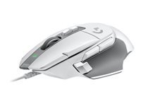 Logitech G502 X Wired Gaming Mouse - LIGHTFORCE hybrid optical-mechanical primary switches, HERO 25K gaming sensor, compatible with PC - macOS/Windows - White - Ratón - óptico - cableado - USB - blanco-20