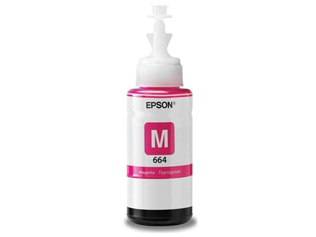 Epson T664 - Paquete de 3 - 70 ml - amarillo, cián, magenta - original - recarga de tinta - para Epson L120, L1300, L310, L380, L395, L495; EcoTank L310, L575-2