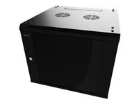 Nexxt Solutions - Rack armario - instalable en pared - RAL 9005, negro barniz - 12U - 19"-8