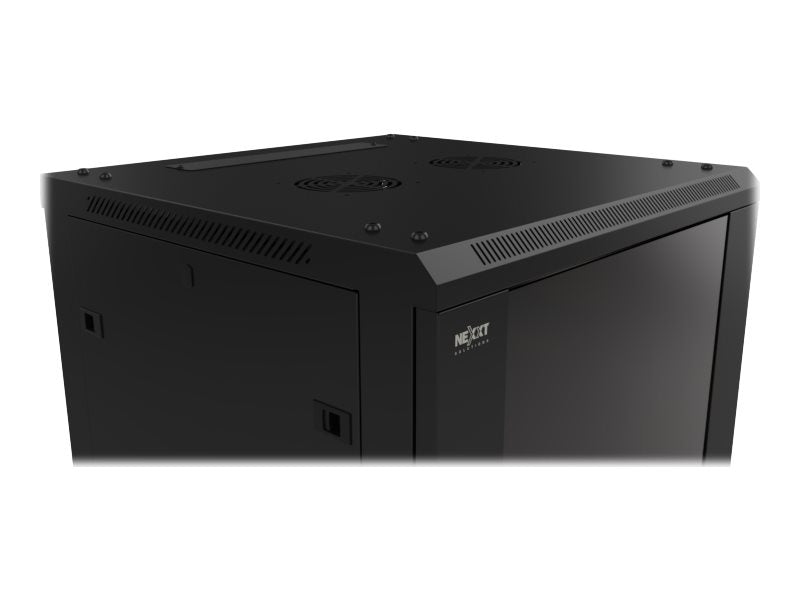Nexxt Solutions - Rack armario - instalable en pared - RAL 9005, negro barniz - 6U - 19"-8