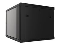 Nexxt Solutions - Rack armario - instalable en pared - RAL 9005, negro barniz - 9U - 19"-3