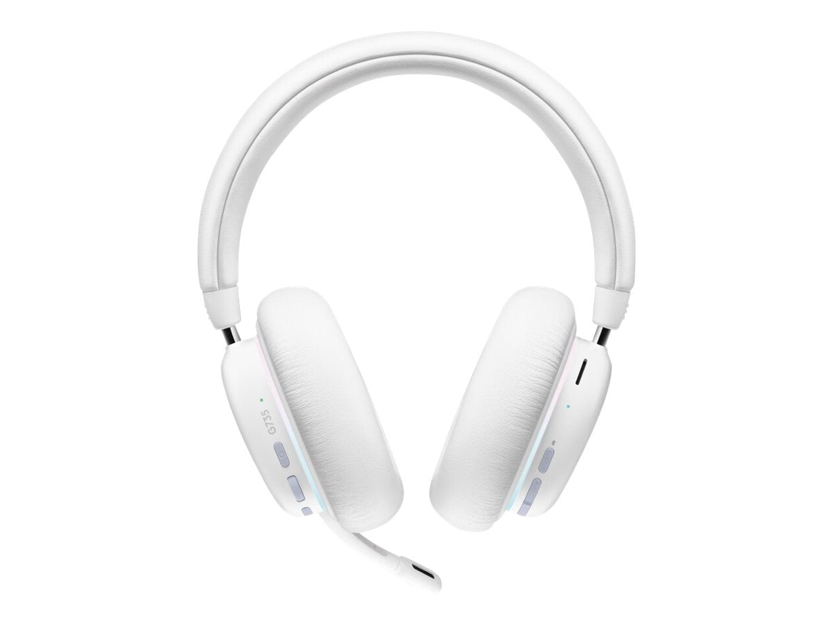 Logitech G735 Wireless Gaming Headset - White Mist - Auricular - tamaño completo - Bluetooth / LIGHTSPEED - inalámbrico - conector de 3,5 mm - niebla blanca-12