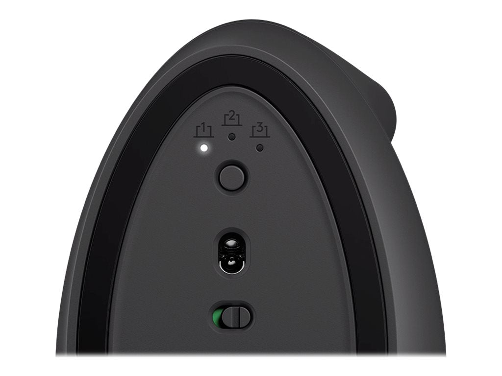 Logitech Lift Vertical Ergonomic Mouse - Ratón vertical - ergonómico - 6 botones - inalámbrico - 2.4 GHz, Bluetooth - receptor de USB Logitech Logi Bolt - grafito-19