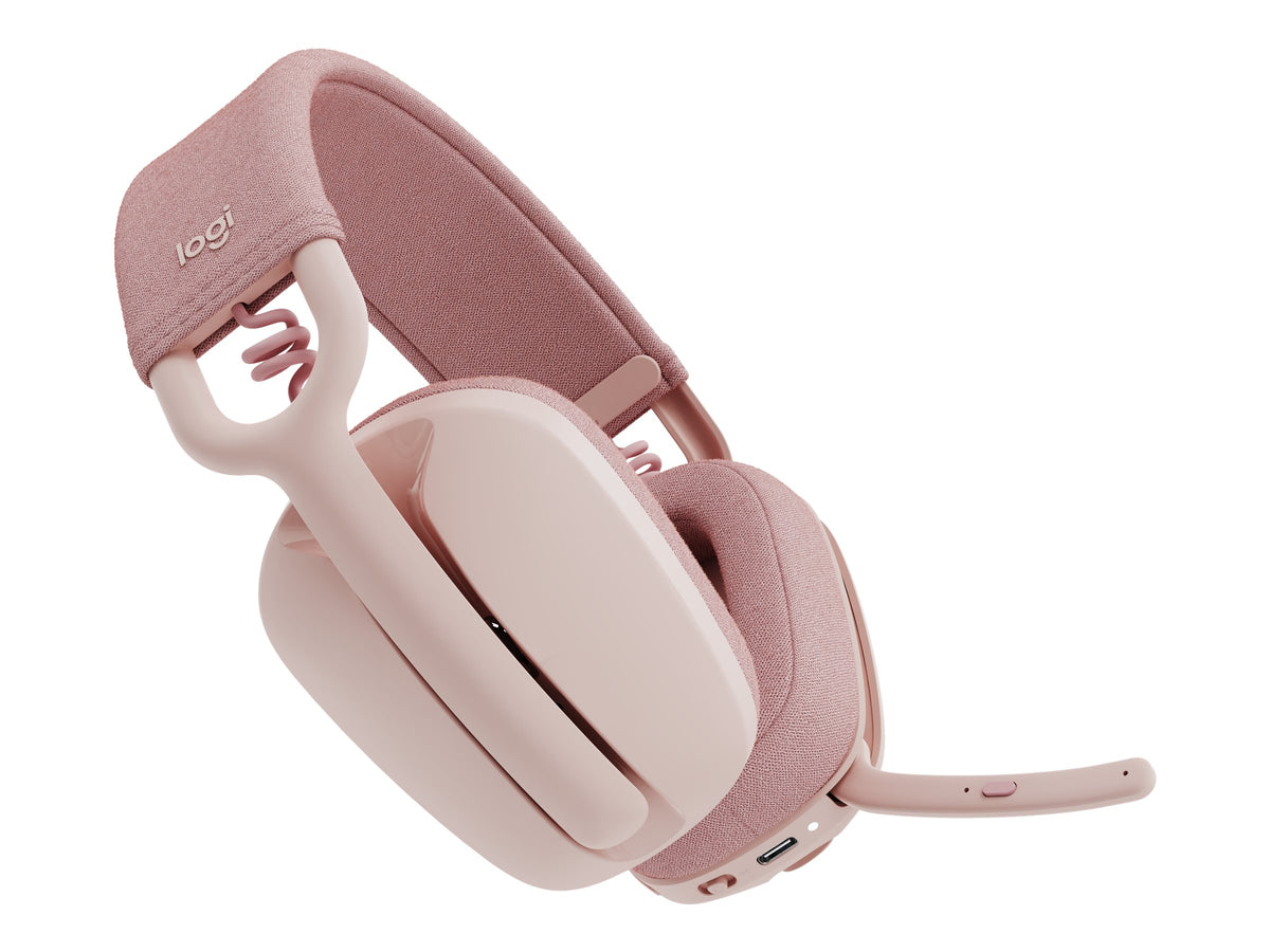 Logitech Zone Vibe 100 - Auricular - tamaño completo - Bluetooth - inalámbrico - rosa-14