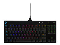 Logitech G Pro Mechanical Gaming Keyboard - Teclado - retroiluminación - USB - interruptor: GX Blue Clicky - negro