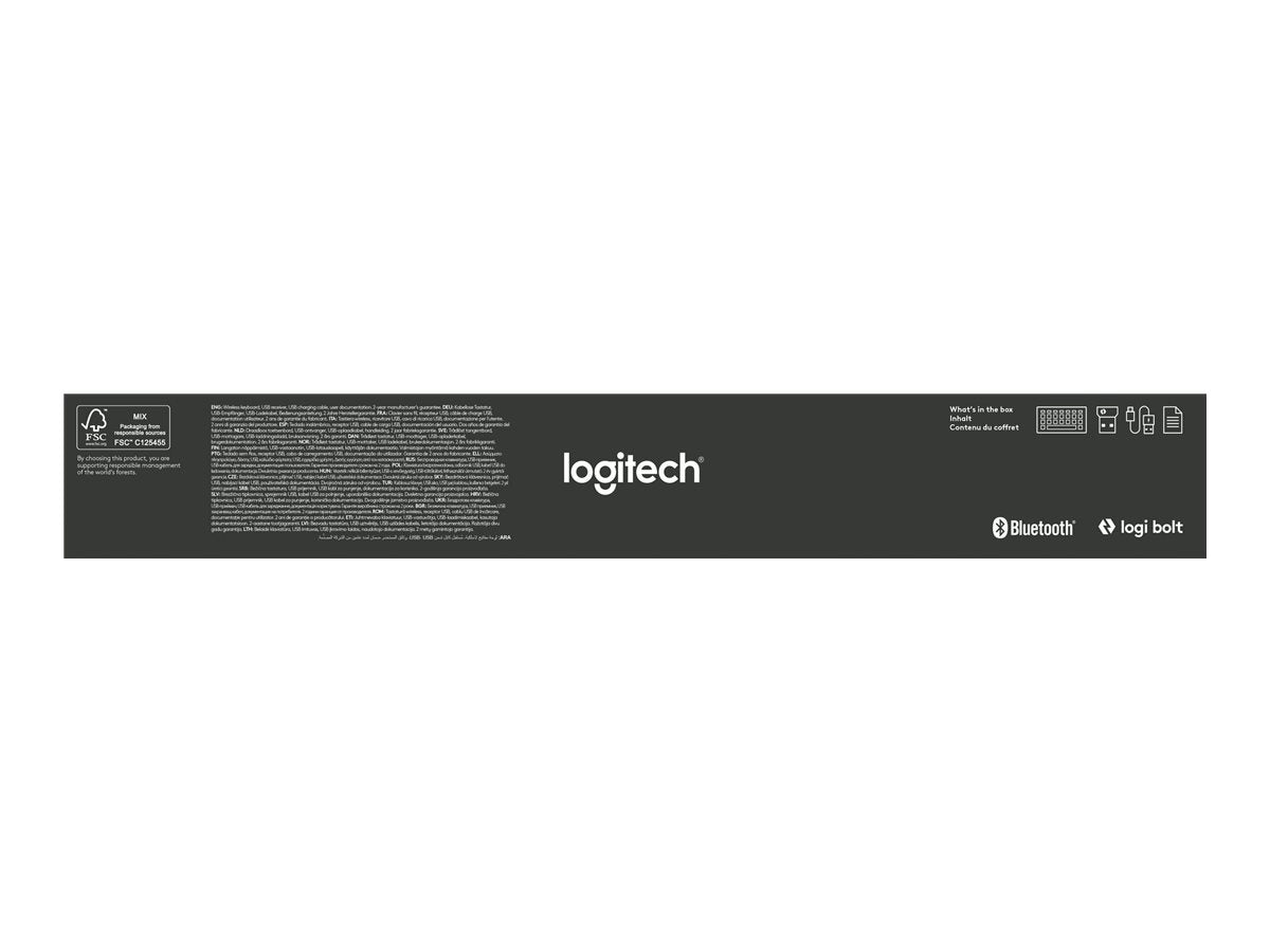 Logitech Master Series MX Mechanical Mini - Teclado - retroiluminación - inalámbrico - Bluetooth LE - QWERTY - español - interruptor: táctil silencioso - grafito-10