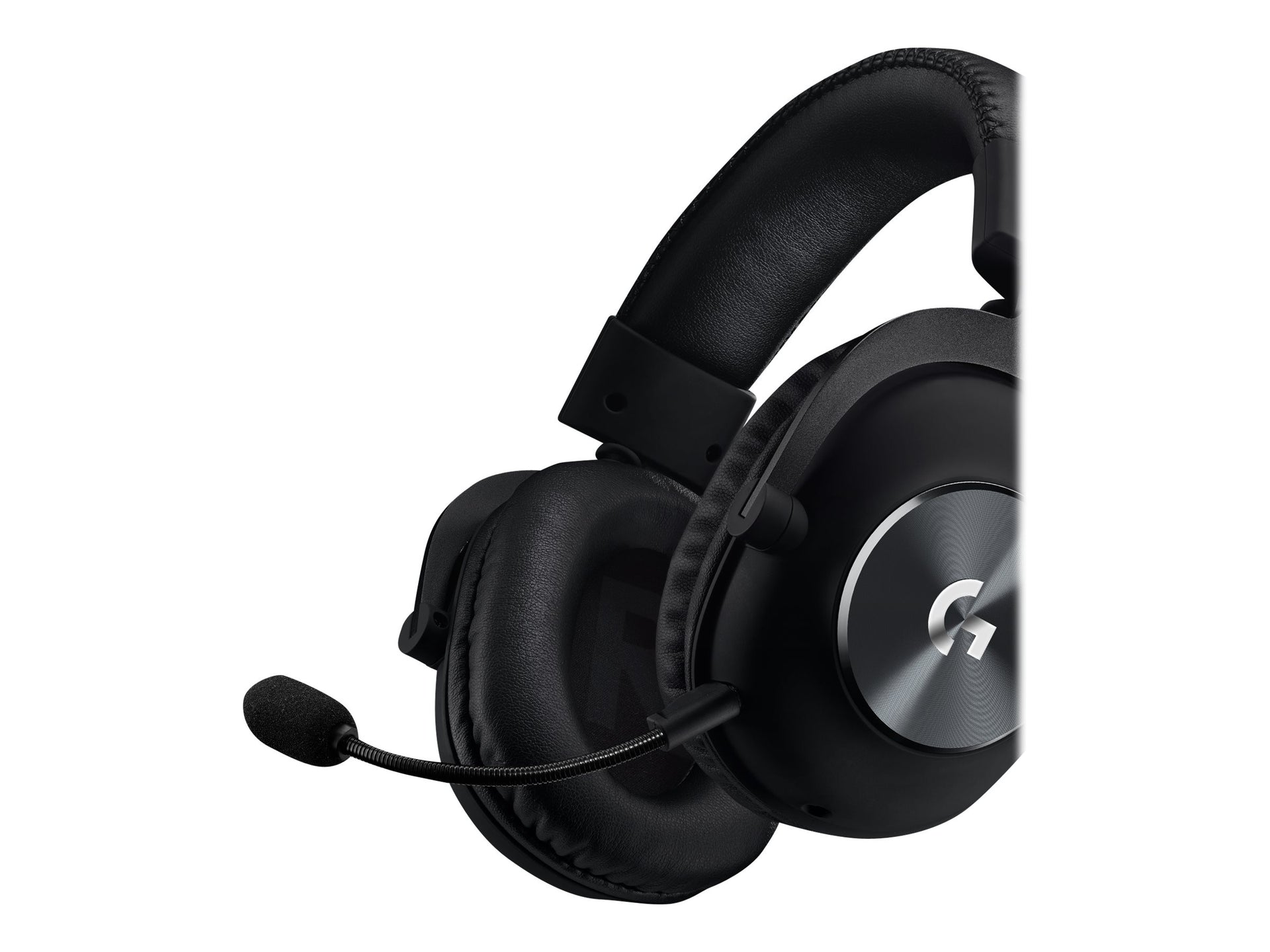 Logitech G Pro X with Blue VO!CE Technology - Auricular - tamaño completo - cableado - conector de 3,5 mm - aislamiento de ruido - negro
