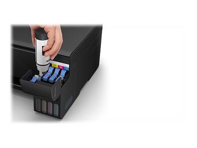 Epson EcoTank L3250 - Impresora multifunción - color - chorro de tinta - ITS - A4/Legal (material) - hasta 7.7 ppm (copiando) - hasta 10 ppm (impresión) - 100 hojas - USB 2.0, Wi-Fi(ax)-15