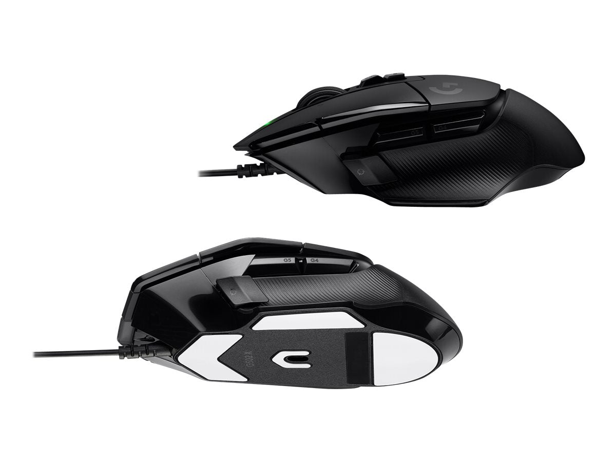Logitech G502 X Wired Gaming Mouse - LIGHTFORCE hybrid optical-mechanical primary switches, HERO 25K gaming sensor, compatible with PC - macOS/Windows - Black - Ratón - óptico - cableado - USB - negro-9