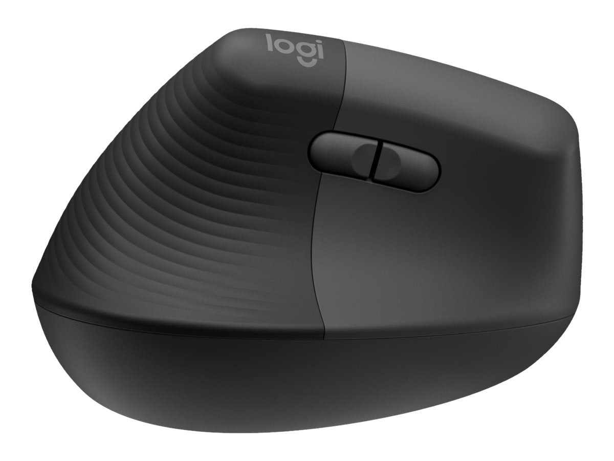 Logitech Lift Left Vertical Ergonomic Mouse - Ratón vertical - ergonómico - zurdo - 6 botones - inalámbrico - 2.4 GHz, Bluetooth - receptor de USB Logitech Logi Bolt - grafito-16