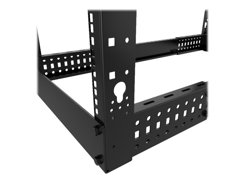 Nexxt Solutions - Rack marco abierto - 4 postes - instalable en el suelo - RAL 9005, negro barniz - 42U - 19"-1